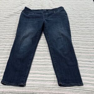 Chico's pull on  Jeans. Size 16R/ 3. In excellent condition. Straight legs.